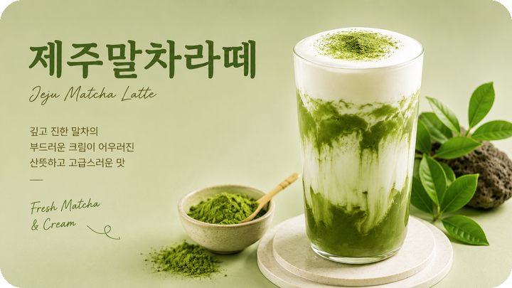 말차 시즌 메뉴